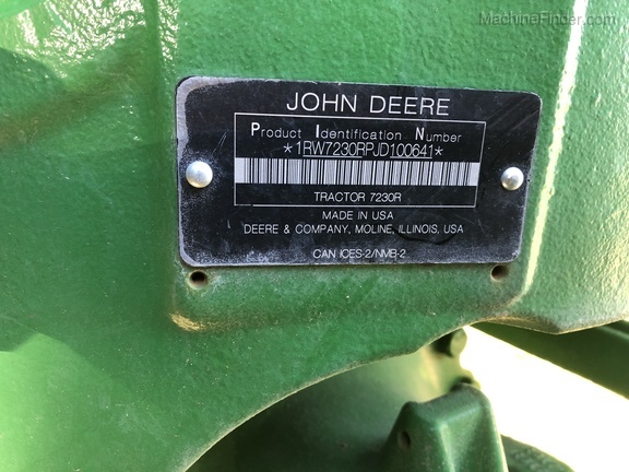 2018 John Deere 7230R