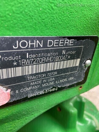 2018 John Deere 7270R