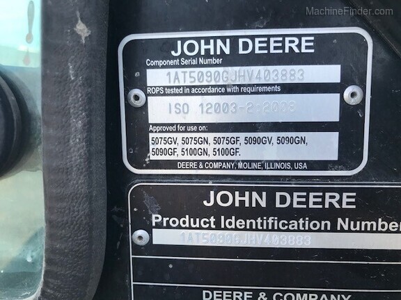 2017 John Deere 5090GV