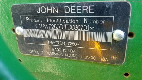 2015 John Deere 7250R