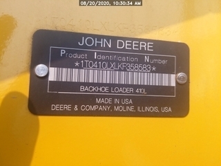 2019 John Deere 410L