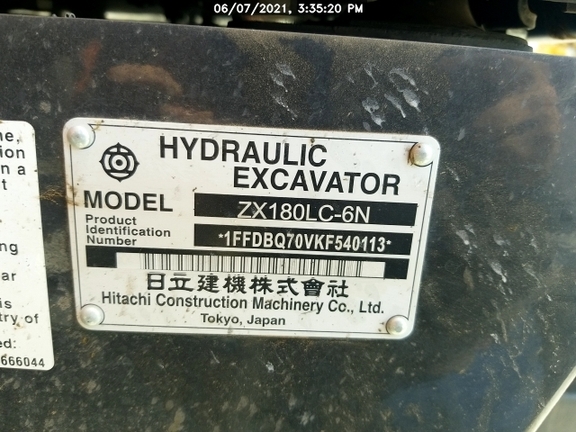 2019 Hitachi ZX1806