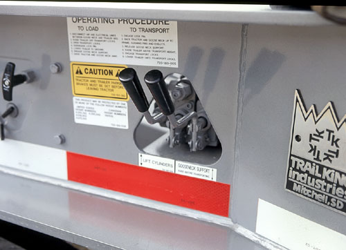 TrailKing Hydraulic Detachable Gooseneck