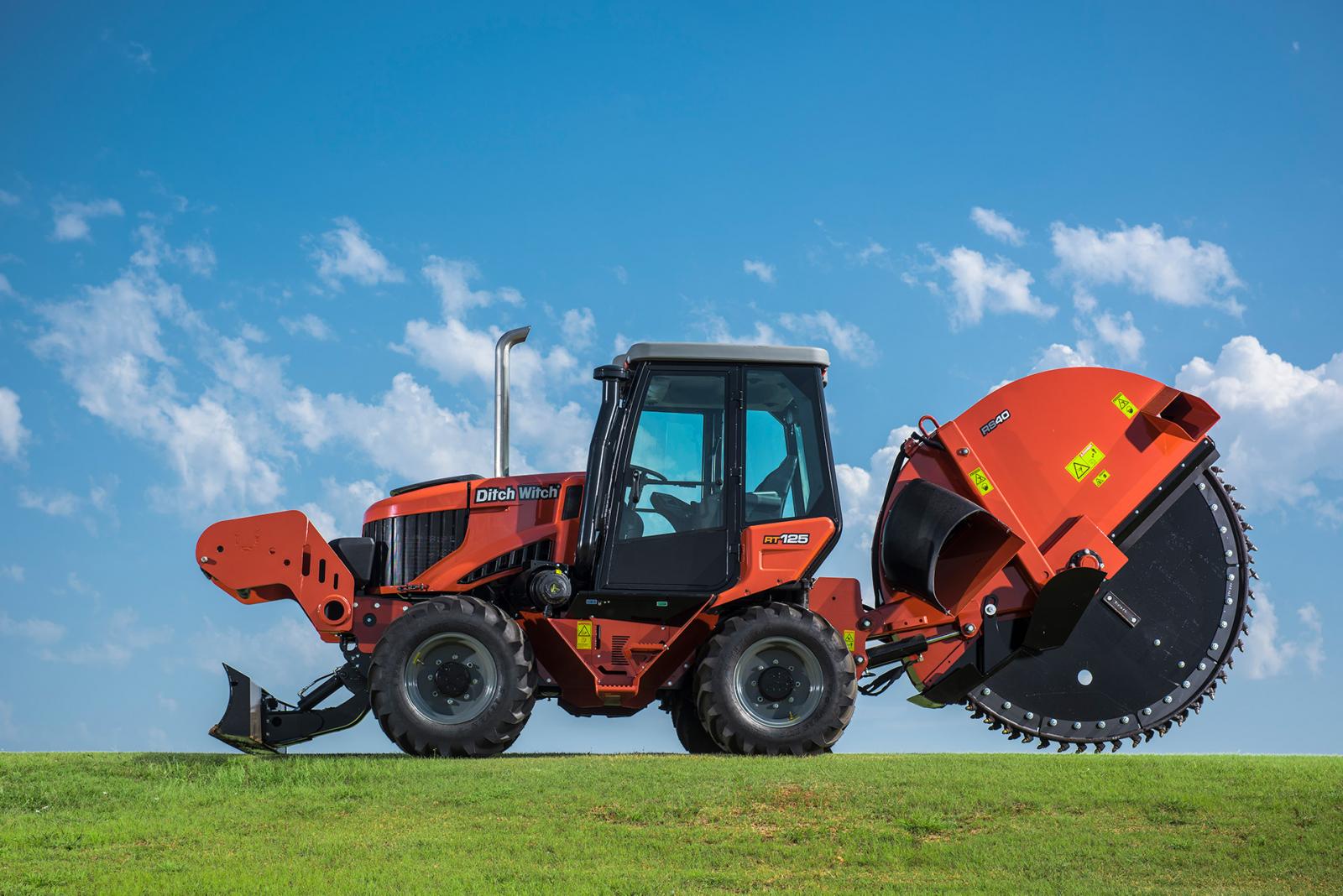 Ditch Witch RT125 RIDE-ON TRENCHER