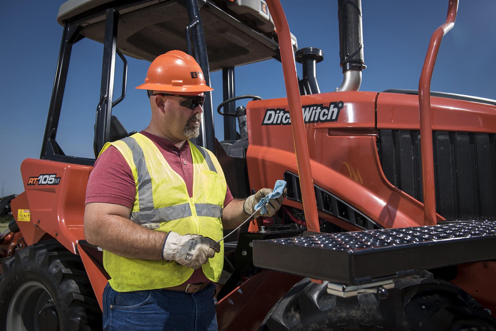 Ditch Witch RT105 Ride-On Trencher
