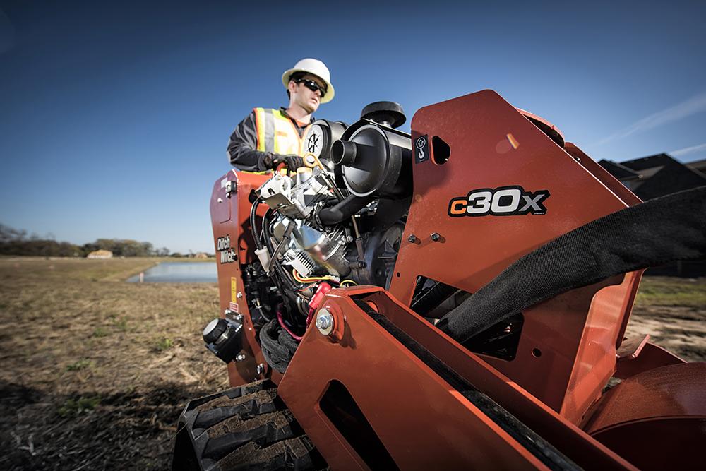 Ditch Witch C30X Walk-Behind Trencher