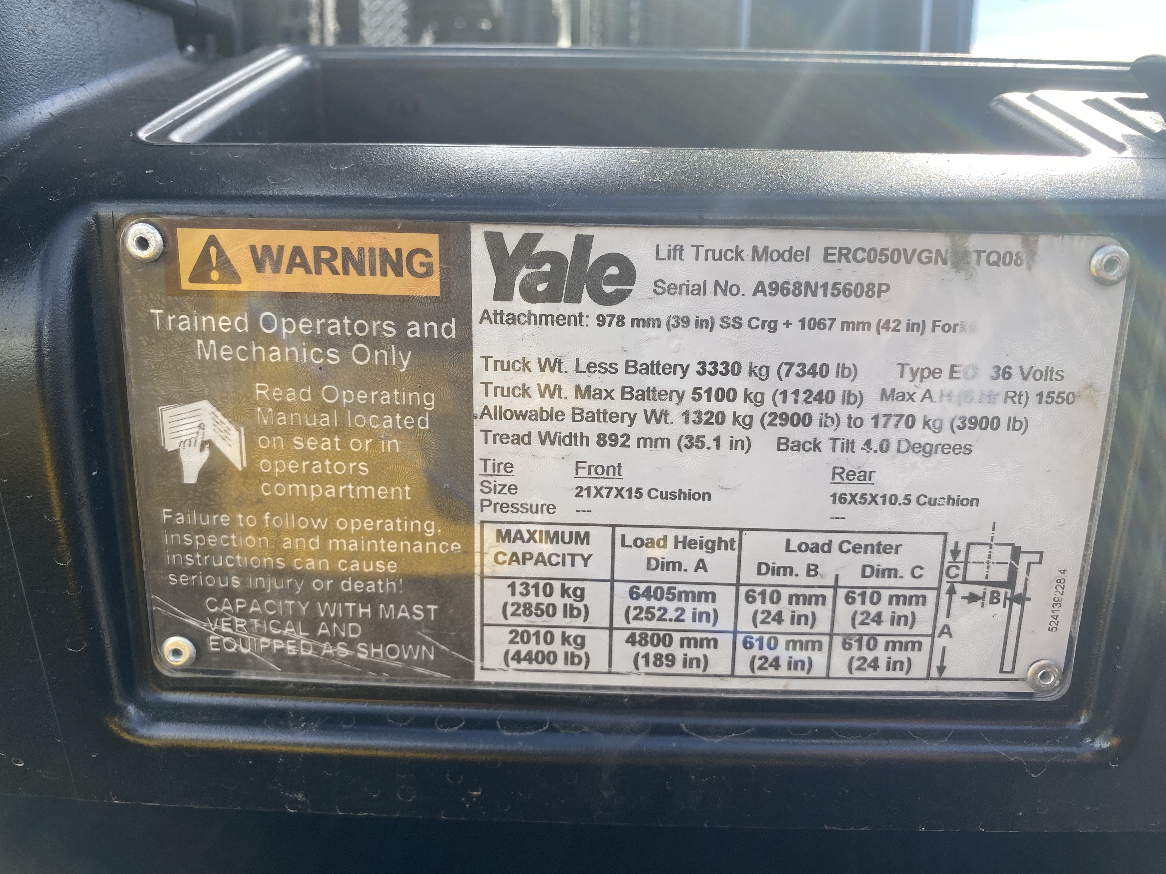 2016 Yale ERC050
