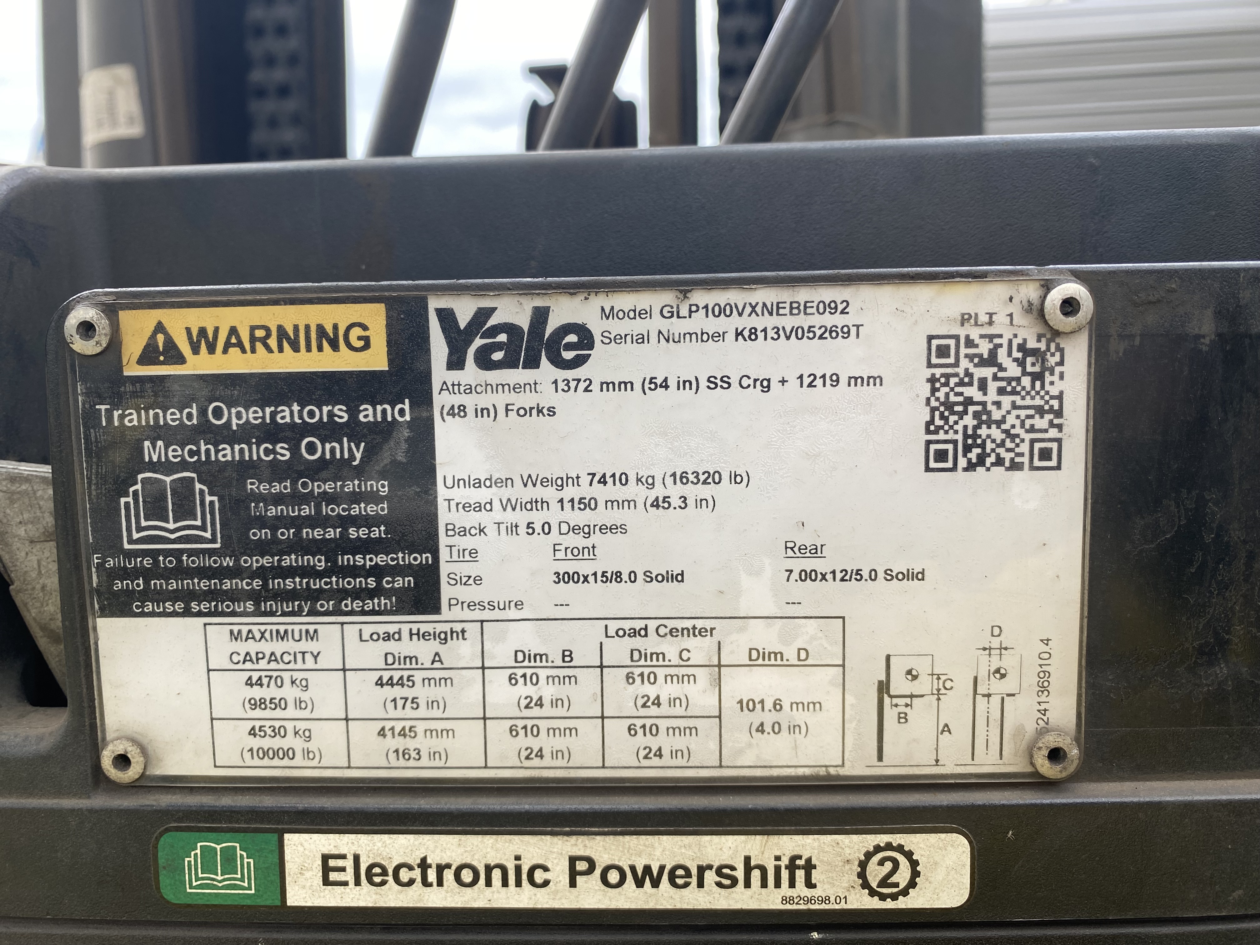 2019 Yale GLP100