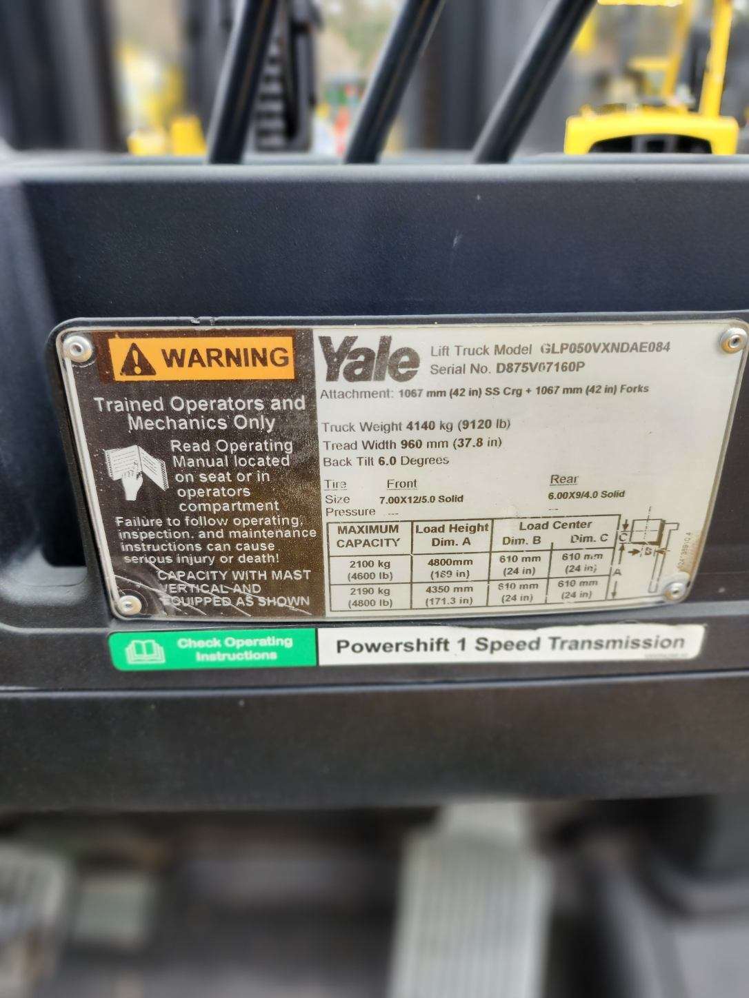 2016 Yale GP050V