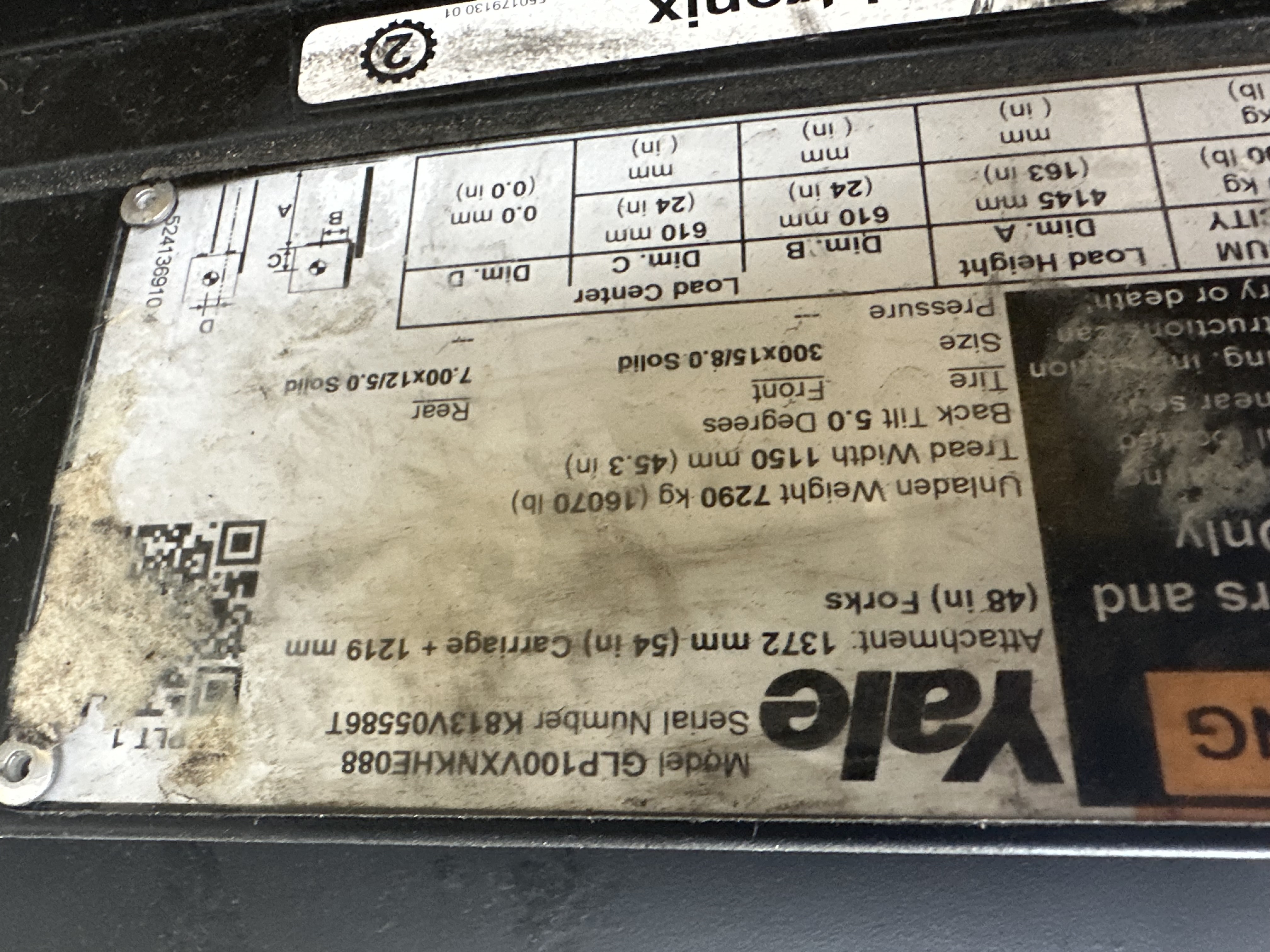 2019 Yale GLP100